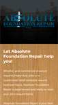 Mobile Screenshot of absolutefoundationrepair.com