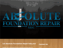 Tablet Screenshot of absolutefoundationrepair.com